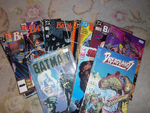 Sel. DC Batman comics, DC Comic Adaption booklet etc.