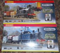 2 Hornby digital train sets 'Somerset Belle' & 'Mixed Freight' (boxed)