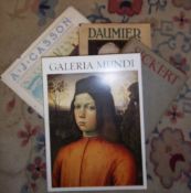 Galeria Mundi III and 3 other art books on Sickert, Daumier & A.J. Casson