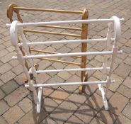 Painted towel rail & 1 other