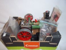 Steam engine with accessories