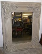 Lg. moulded overmantel size approx. 108cm x 138cm