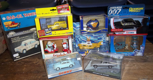 Sel. die cast vehicles inc. Corgi 'The Beatles Yellow Submarine', 'Only Fools And Horses', 'James
