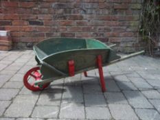 Child's lt. Vict. painted wooden wheelbarrow