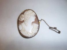 Cameo brooch