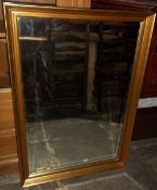 Lg. gilt framed mirror