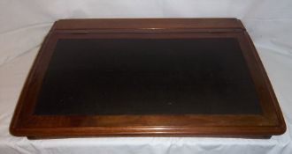 Writing slope with leather insert