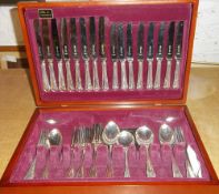 Cased set House of Fraser S.P cutlery