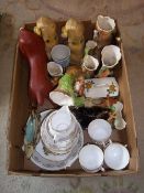 Sel. Hornsea Fauna vases, part tea set etc.