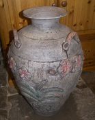 Lg. decorative garden urn