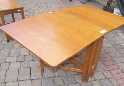 Teak drop leaf table