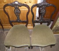 Pr nursing chairs & 2 matching bedroom chairs