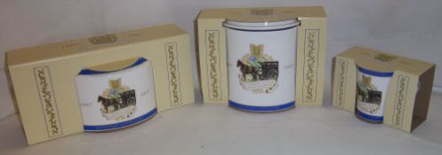 Ringtons teapot, biscuit  barrel & mug in original packaging