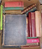 Sel. old books inc. leather bound Bible