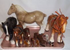 Sel. horse ornaments