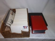 2 albums FDC, 100+ PDQ cards. Royal Wedding 1st day issue on envelopes with crown coins attached