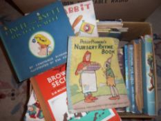 Sel. childrens books inc. Brer Rabbit, The Pixie Pie (1st Ed 1945) & Peter Piemans  cloth book