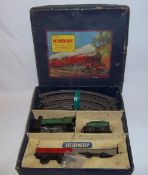 Hornby Meccano O gauge clockwork `M Goods` set plus extra track in original box