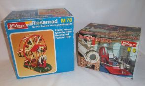 Wilesco D6 steam engine in original box & Wilesco Ferris Wheel M78 in original box