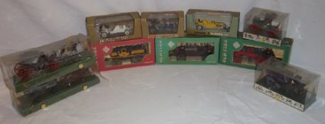 Sel. Brumm die cast vehicles inc. `Old Fire`, horse drawn wagons etc. all in original boxes