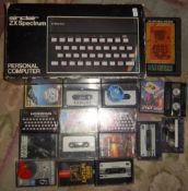 Sinclair ZX Spectrum & bag of games