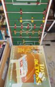 Table football game & Toss Across game