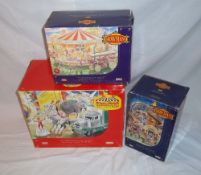 Lledo Days Gone BS1002 Billy Smarts Big Top Set, AR1002 Burrell`s Carousel Set, and FG1002
