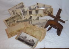 Stereoscope & sel. stereoscope cards