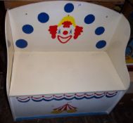 Children`s toy box with seat & storage