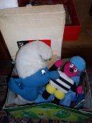 Sel. Smurfs collectables inc. sweatshirt, books, soft toy & apron, Bertie Bassett soft toy &