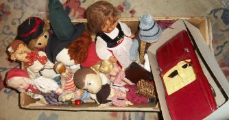 Sel. dolls. puppets, toy car, etc.