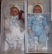2 Ashton Drake porcelain dolls in original boxes with certificates `Anchors Aweigh, Andrew` & `Smile