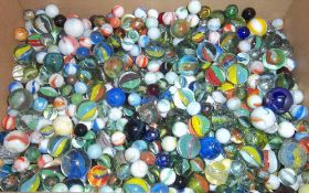 Lg. sel. glass marbles
