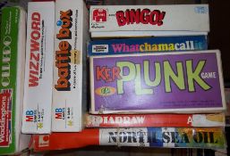 Sel. games inc. Whatchamacallit, Baffle Box, Cluedo etc.