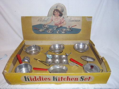 Chad Valley ``Kiddies Kitchen Set`` in original box