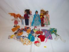 Sel. Pippa dolls & clothes & Flatsy doll
