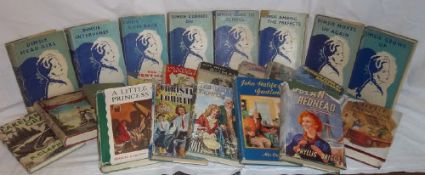 8 Dorita Fairlie Bruce books about the adventures of `Dimsie` & sel. children`s books inc. `The