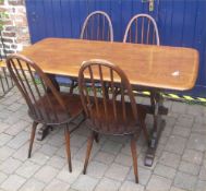 Dining table & 4 chairs