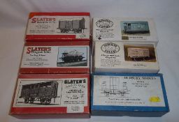 Sel. Slaters, Parkside Dundas & Oldbury Models built O gauge wagons etc.