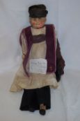 Bishop Elphinstone (founder of Kings College Aberdeen) doll with cloth body