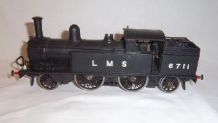 O gauge LMS 2-4-2 loco with spring buffers