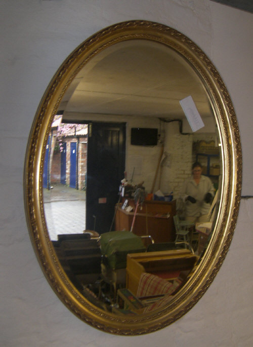 Gilt framed mirror