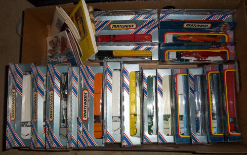 Sel. Matchbox die cast vehicles in original boxes