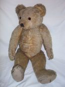 1930s Merrythought teddy bear ht approx. 66cm