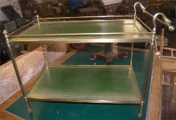 Decorative brass trolley