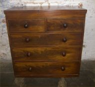19th c. mah. chest of drawers