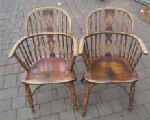 Pr oak Windsor chairs