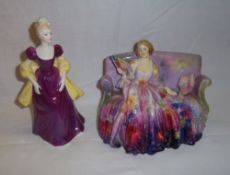 2 Royal Doulton figurines 'Sweet And Twenty' HN1549 & 'Loretta' HN2337