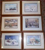 2 framed Colin Carr prints inc. The Beeches St Andrews Hospice Grimsby, 2 John Landrey framed prints