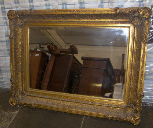 Gilt overmantel